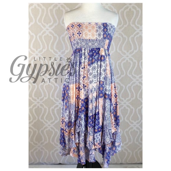 The Kris Bohemian Handkerchief Dress - Picture 16 of 16